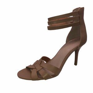 BCBGeneration Womens Size 9.5? Ankle Strap Open Toe Heels Stiletto Sandals